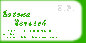 botond mersich business card